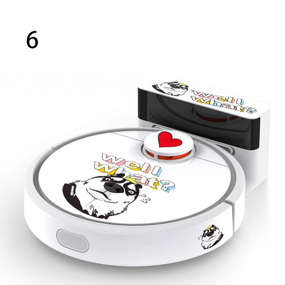 8 stile schick Nette Karikatur Schutz Aufkleber für Xiaomi Mi Roboter Staubsauger Staubdicht Aufkleber Verschönerung Zubehör: sibirisch heiser