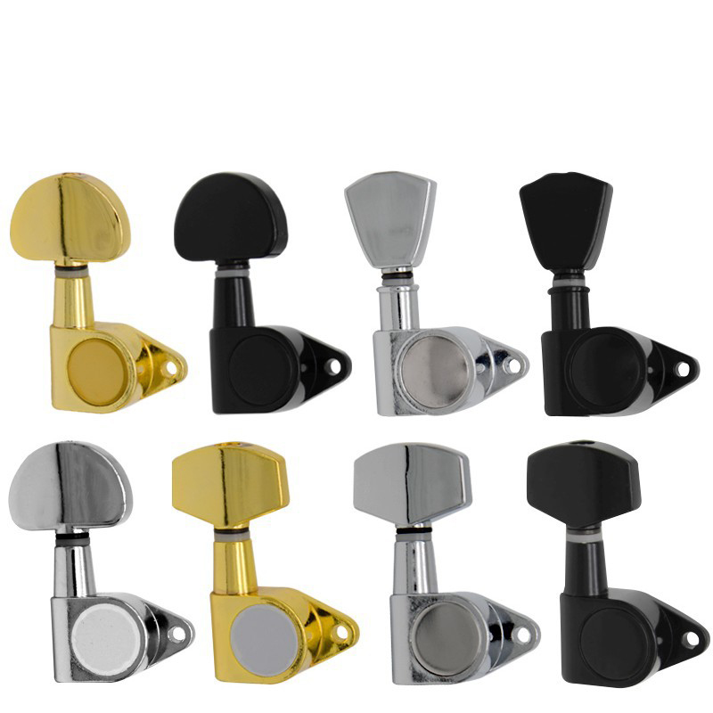 1pc Gitarren ballade Saiten knöpfe halbrund vollständig geschlossene Saiten knöpfe 90 Grad Universal Saiten knöpfe Metall gitarren zubehör