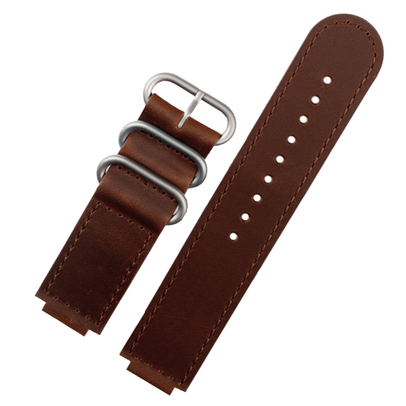Für Casio Lederarmband AE-1200/1100/SGW-300/W218H Serie modifiziertes retro-Lederarmband