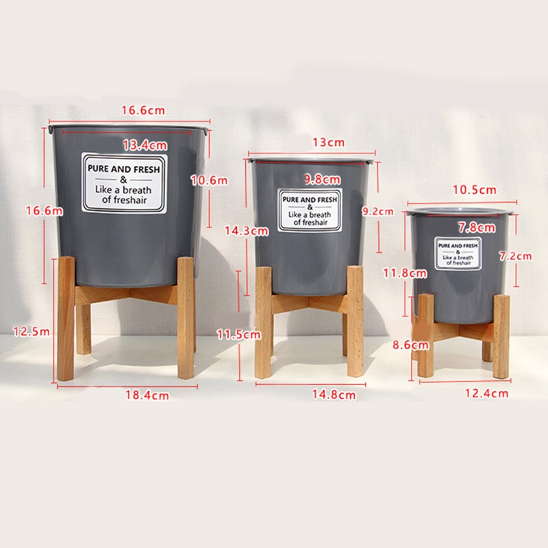 Planta de maceta de madera para flores de madera pantalla maceta Rack casa moderna decoración para sala de estar SDF-SHIP