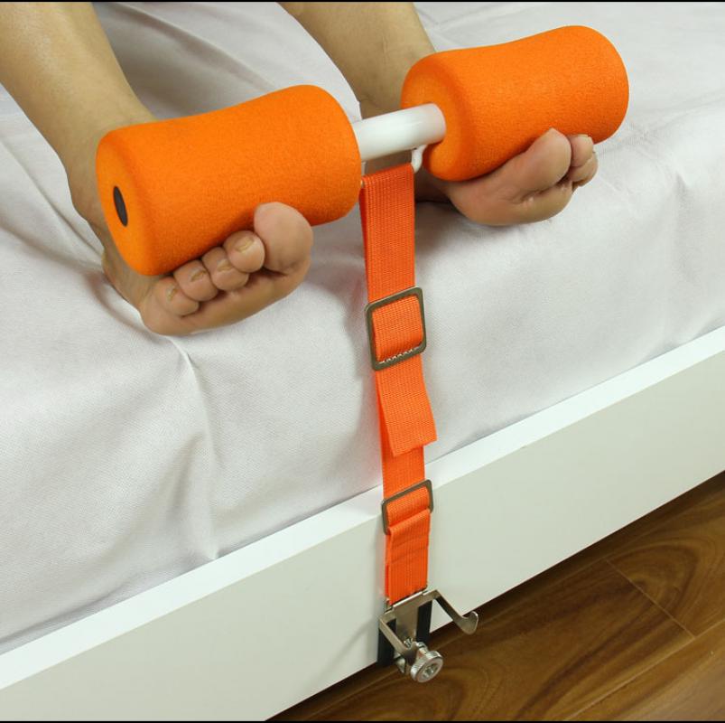 Justerbare sit up barer abdominal core træning styrketræningsudstyr hjemme seng sit up trainer sit-ups rack: Brun