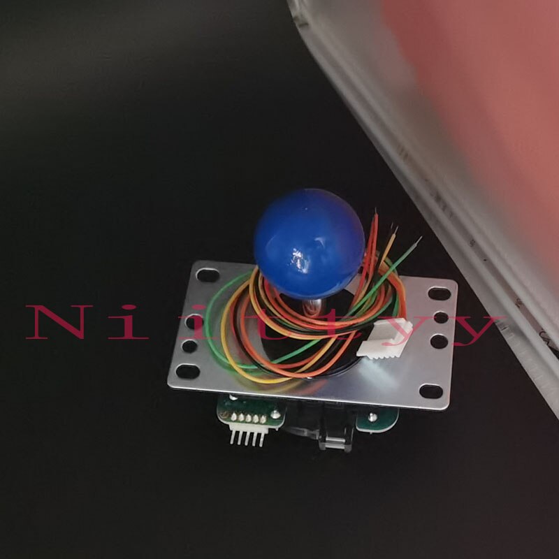 Originele Japan Sanwa Joystick Jlf Tp 8YT Vechten Rocker Met Topball En 5pin Draad Voor Jamma Arcade Game Diy Deel: blue