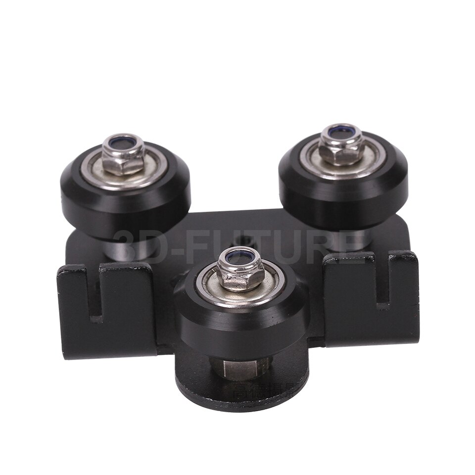 3D Printer Openbuilds V Slot gantry plat set slide plate pulley for CR-10 / Ender-3 Metal Extruder Nozzle Fixing wheels