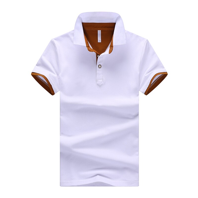 557 Polo Shirts Short Sleeve Men Summer Business Casual Solid Male Polo Shirt Cotton Streetwear Men's Breathable Soft Tops: 6