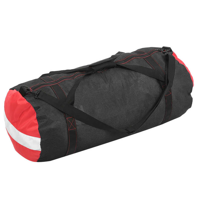 Diving Mesh Bag - Durable Carry Bag for Scuba Gear - Shoulder Strap: Black