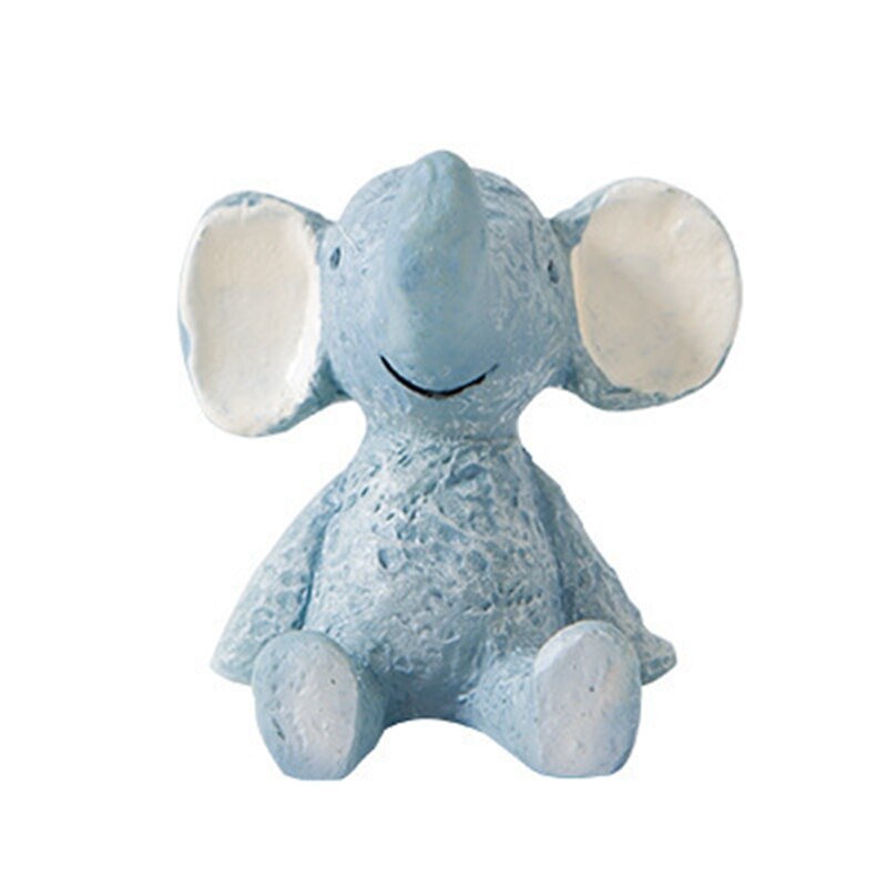 Crochets muraux noël gratuit clou unique stockage crochet décoratif bonhomme de neige Elk 3D mur crochet clé épingle à cheveux support décoratif maison: elephant
