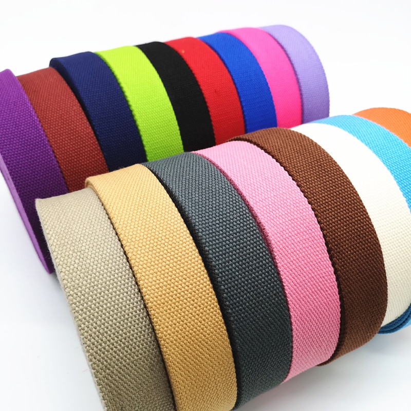 10 jaardia 32mm kangasnauha vyölaukun paksuus (2mm)  puuvillanauha nylonnauha selkänauha ompelupussi vyötarvikkeet