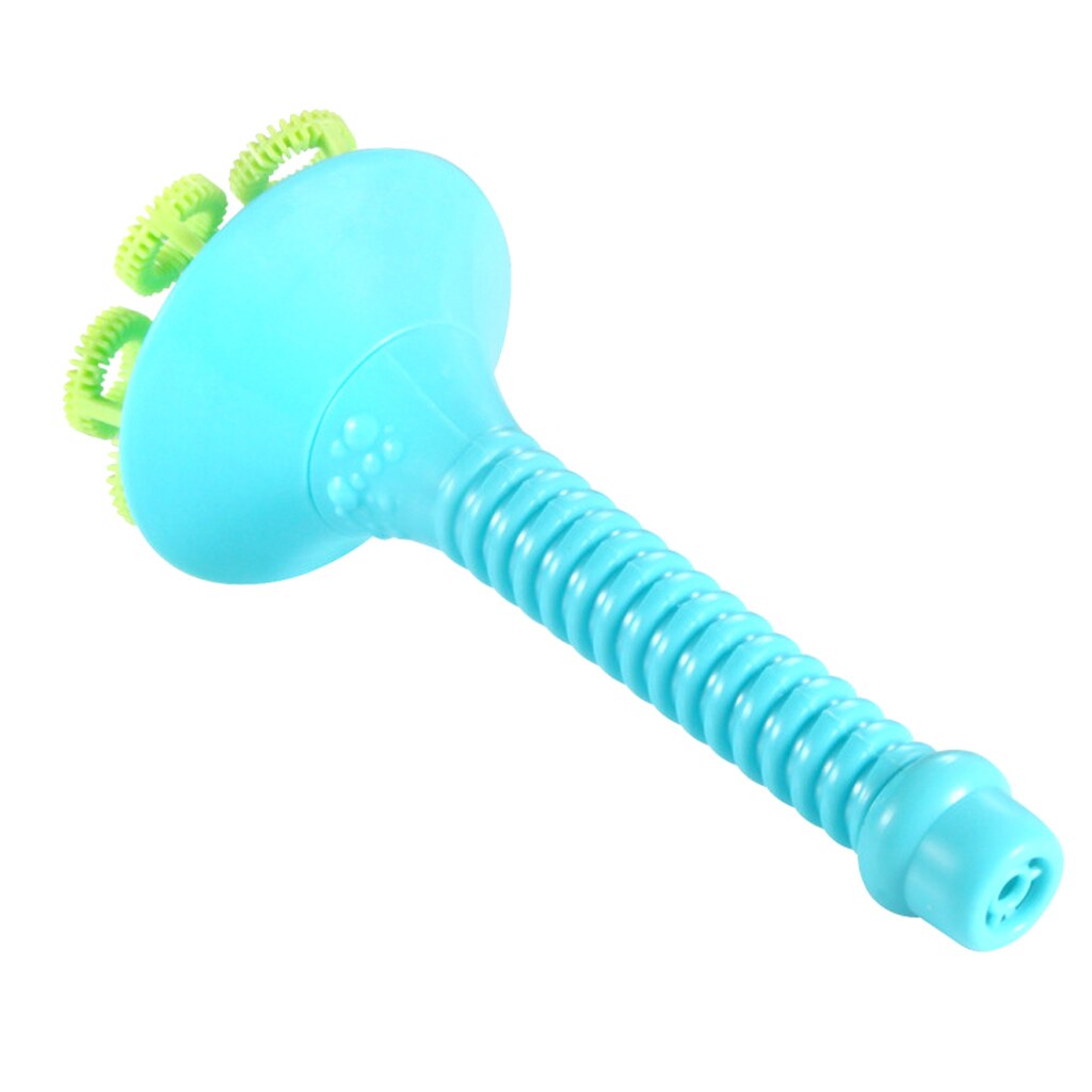 4-Piece Bubble Blower Toy Set, Kids Toddlers Home Garden Play Fun Games, Green & Blue Color