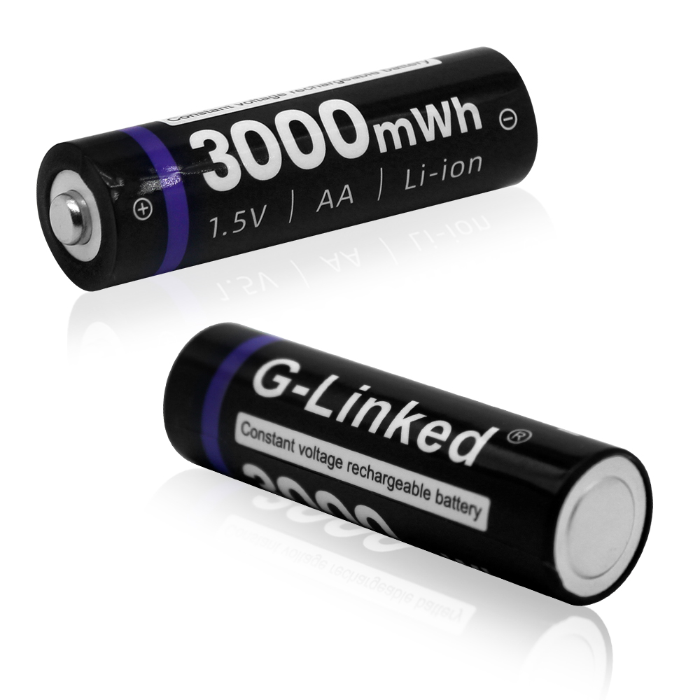 2-16pcs 1.5v AA Rechargeable Battery 3000mWh Li-ion Lithium Liion Li ion 1.5 Volt AA 2A Batteries for Toys Camera Flashlight