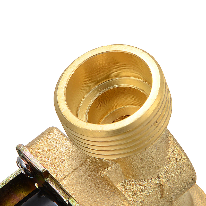 1Pcs Brass DC 12V G3/4 Normal Closed Water Control Inlet Electric Magnetic Solenoid Valve Water Pneumatic Controller Switch