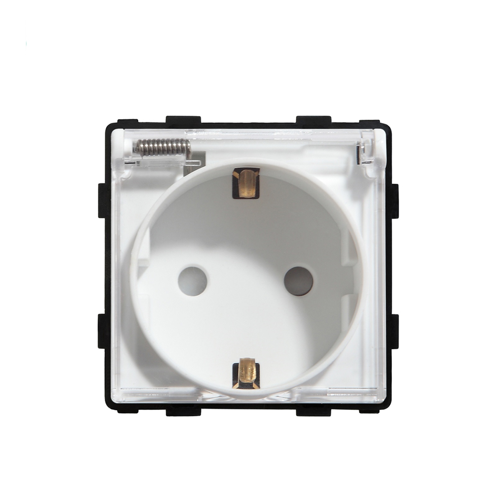 White Plastic Frame EU Wall Plug RJ45 TV ST HDMI CAT6 USB Sockets Mechanical Switch Function Parts DIY Free Combination: type10