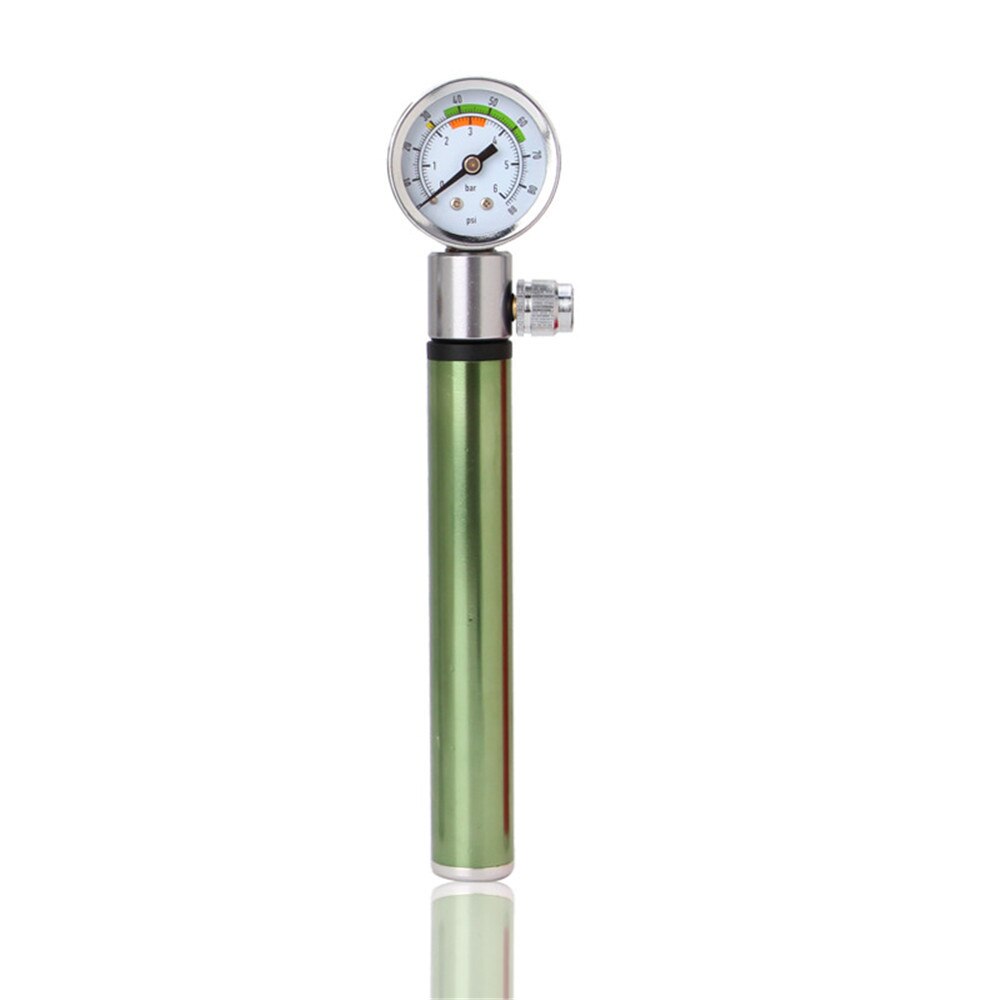 Bike Bicycle Pump with Gauge Portable Mini Air Inflator High Pressure Bicycle Pump Cycling Tools