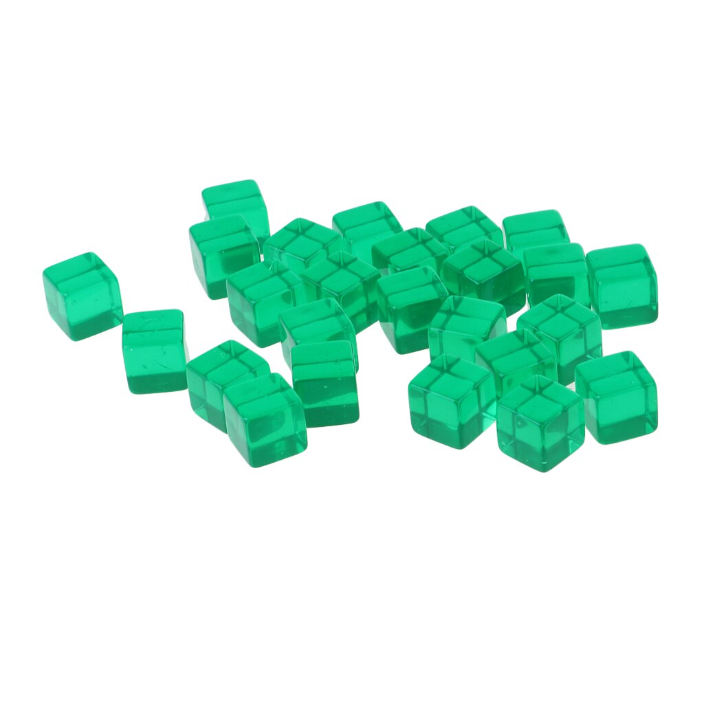 16mm transparente seis lados dados d6 dados dados para masmorras e dragões jogo