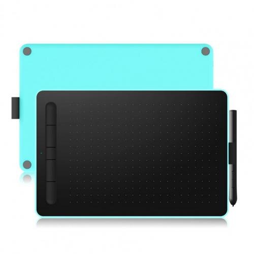 Digital Drawing Online Teaching Graphic Table with 5 Shortcut Keys for Android: Blue