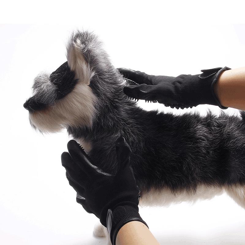 Rubber Huisdier Haren Massage Schoonmaak Handschoenen Katten Een Paar Ontharen Handschoenen Geschikt Hond Voor Meerdere Rassen Grooming Tool