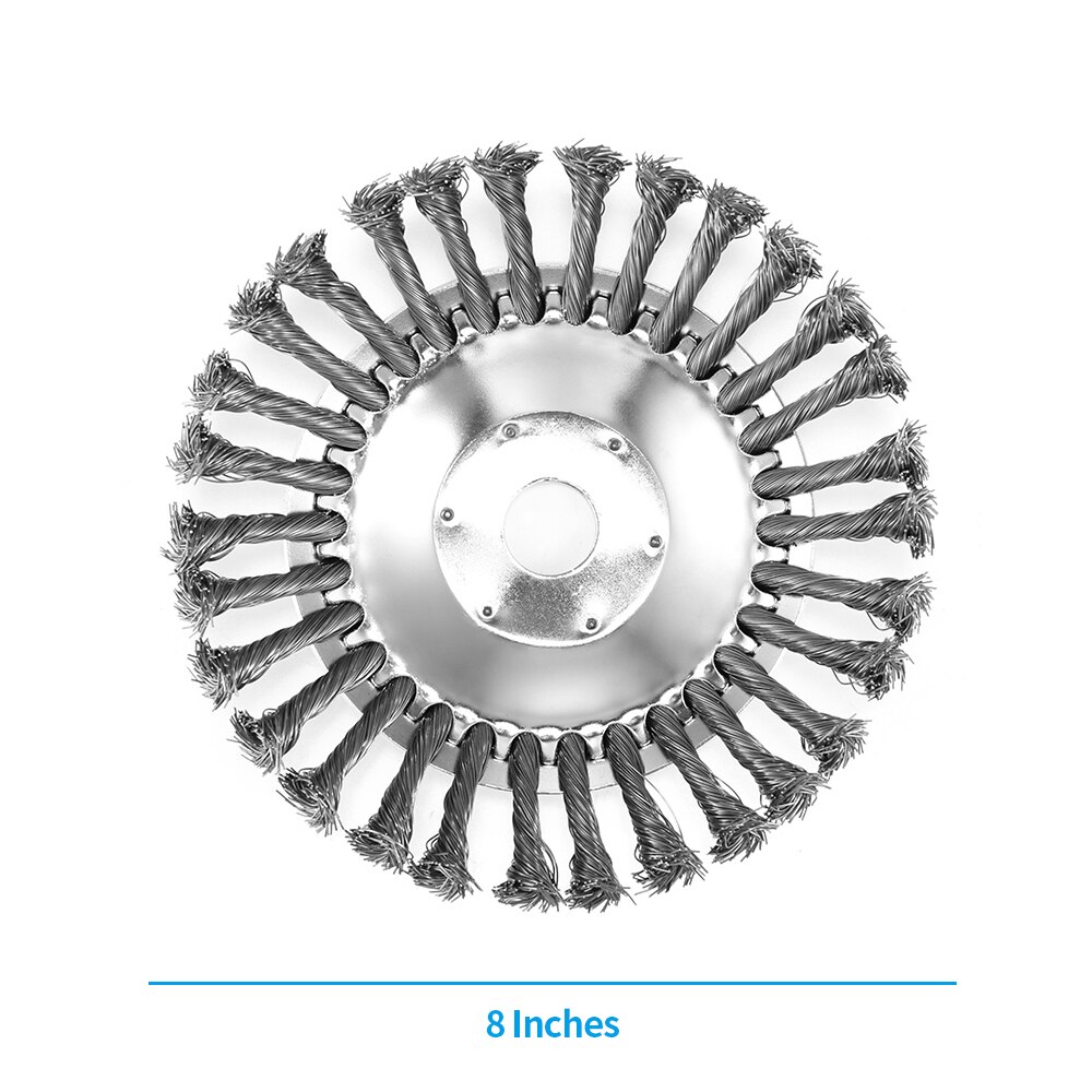 Fil d'acier Débroussailleuse Kit Tondeuse Pour Coupe-bordures Dérouillage Tondeuse à gazon: 8 inches