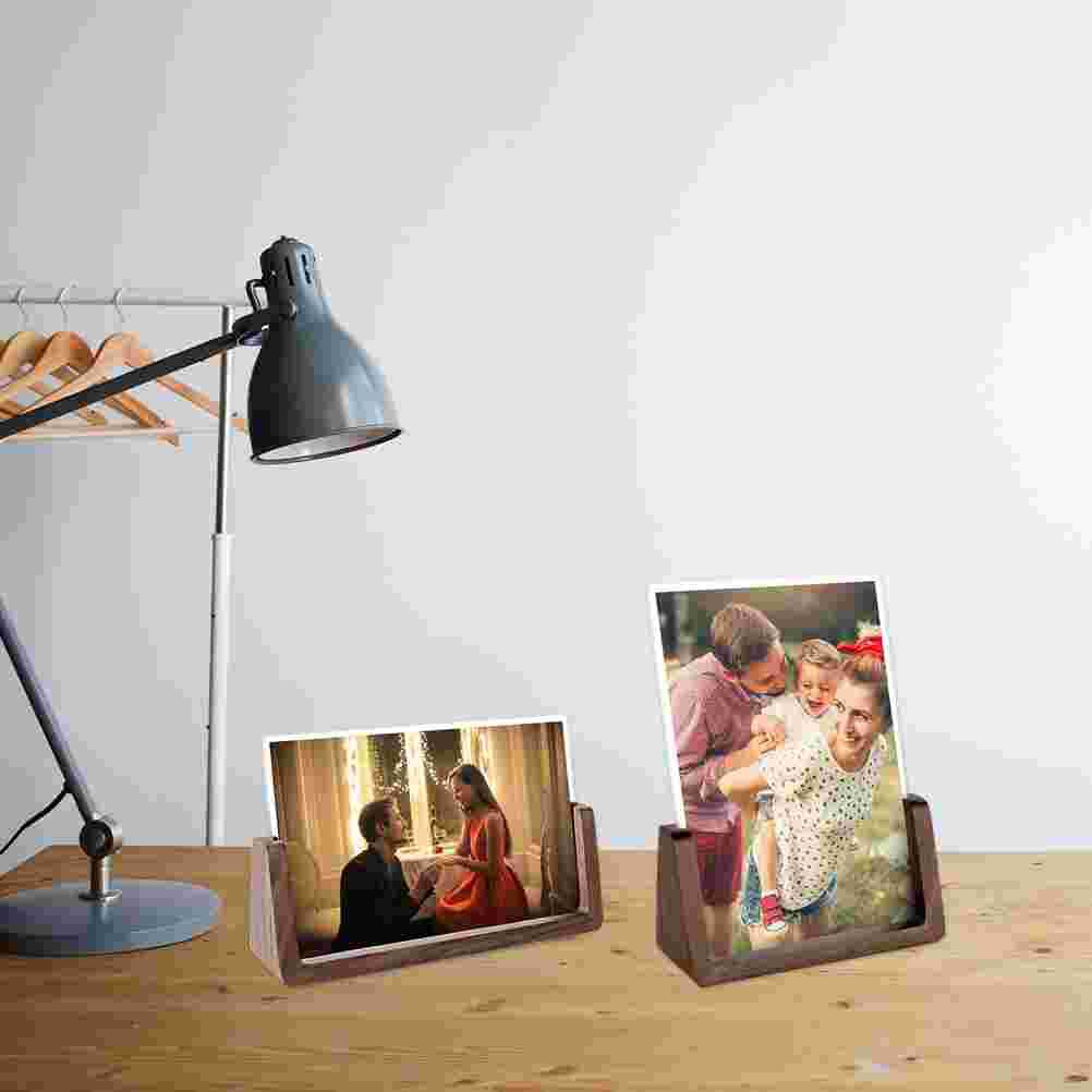 1pc Photo Frame Modern Durable Wood Photo Frame for Home