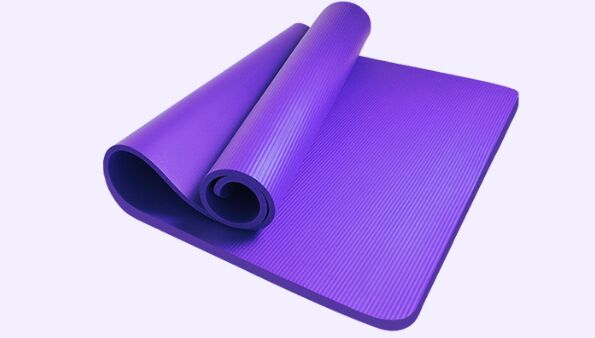NBR Yoga Mat - 185x80cm - 15mm Thick - Non-Slip - Odorless - Fitness Pilates Home Sport Gym Exercise Mat