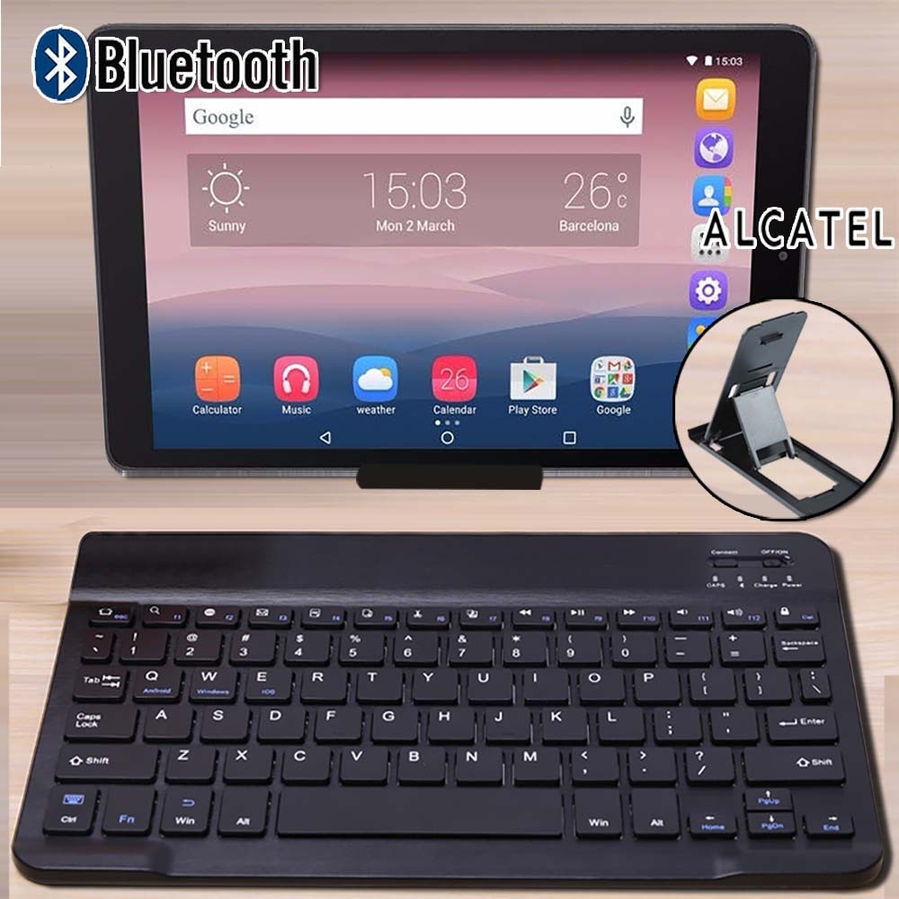 Clavier Bluetooth sans fil Portable, pour Alcatel 1T 10/3T 10/A3 10/Plus 10/OneTouch Pixi 3 10 tablette