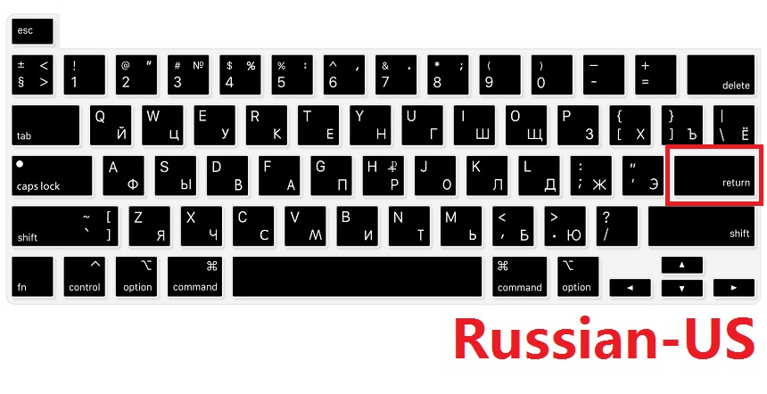 Zachte Keyboard Skin Voor Macbook Pro 16 A2141 Eu Us Frans Russisch Spaans Arabisch Toetsenbord Cover Voor Macbook Pro16 A2141 Film: Clear