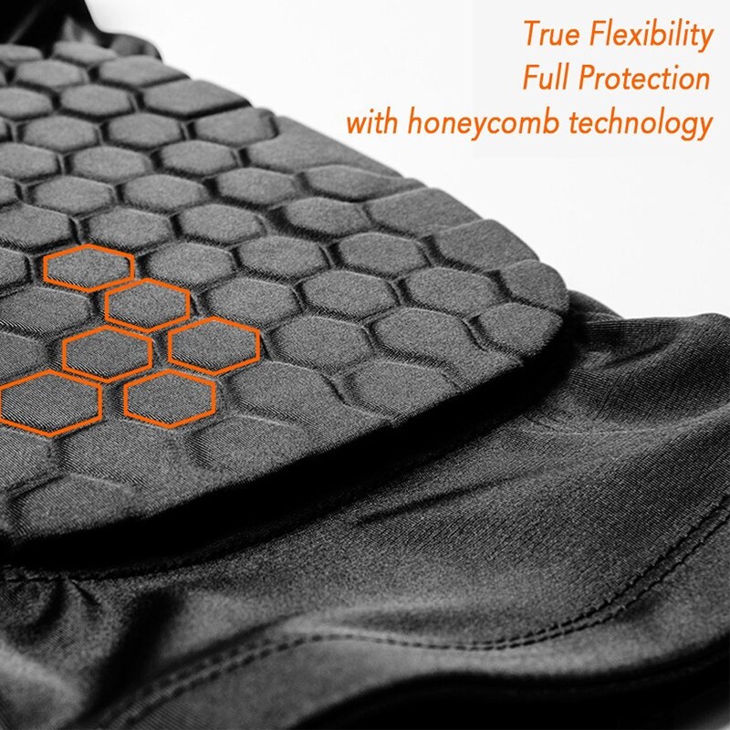 MTATMT 1Pcs Leg Support Pads Honeycomb Compression Calf Sleeve Protector Gear Knee Pads Crashproof Antislip