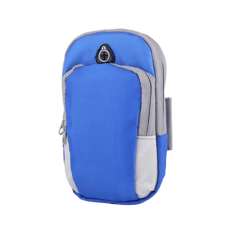 Sports Running armband bag handphone holder case Universal Waterproof Sport phone arm holder Outdoor Sport Phone Arm case: blue