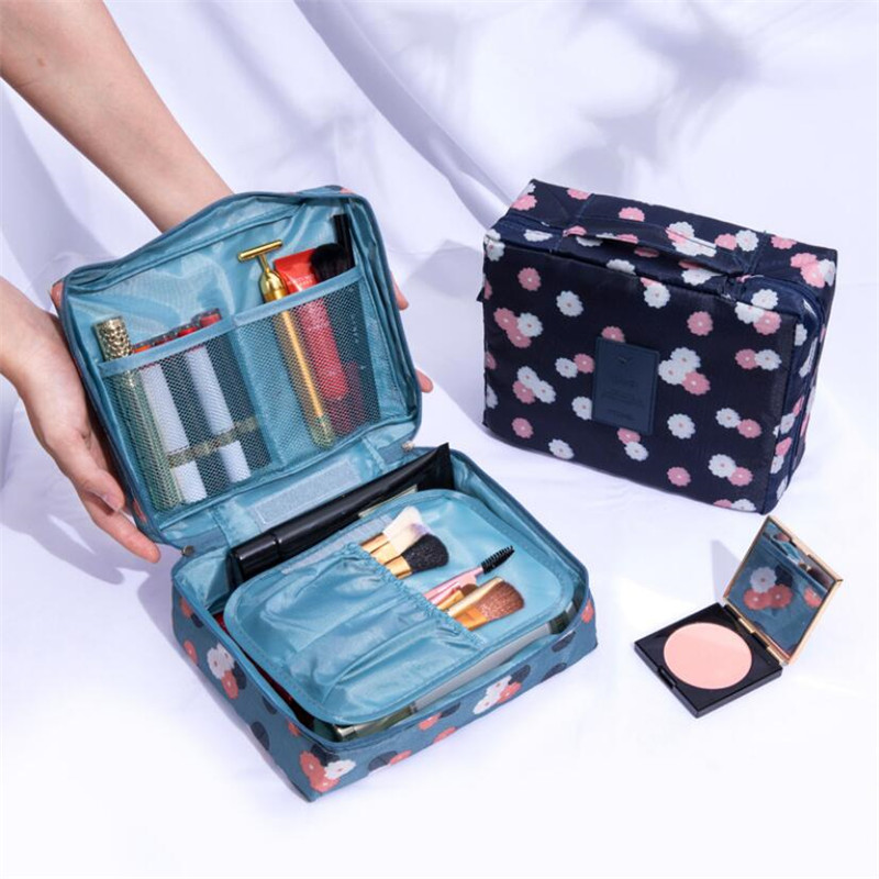 1Stck Ich bin Freien Mädchen machen-hoch Tasche Frauen Kosmetik Tasche Frauen Toilettenartikel Organizer Wasserdicht Weibliche Lagerung bilden Fälle