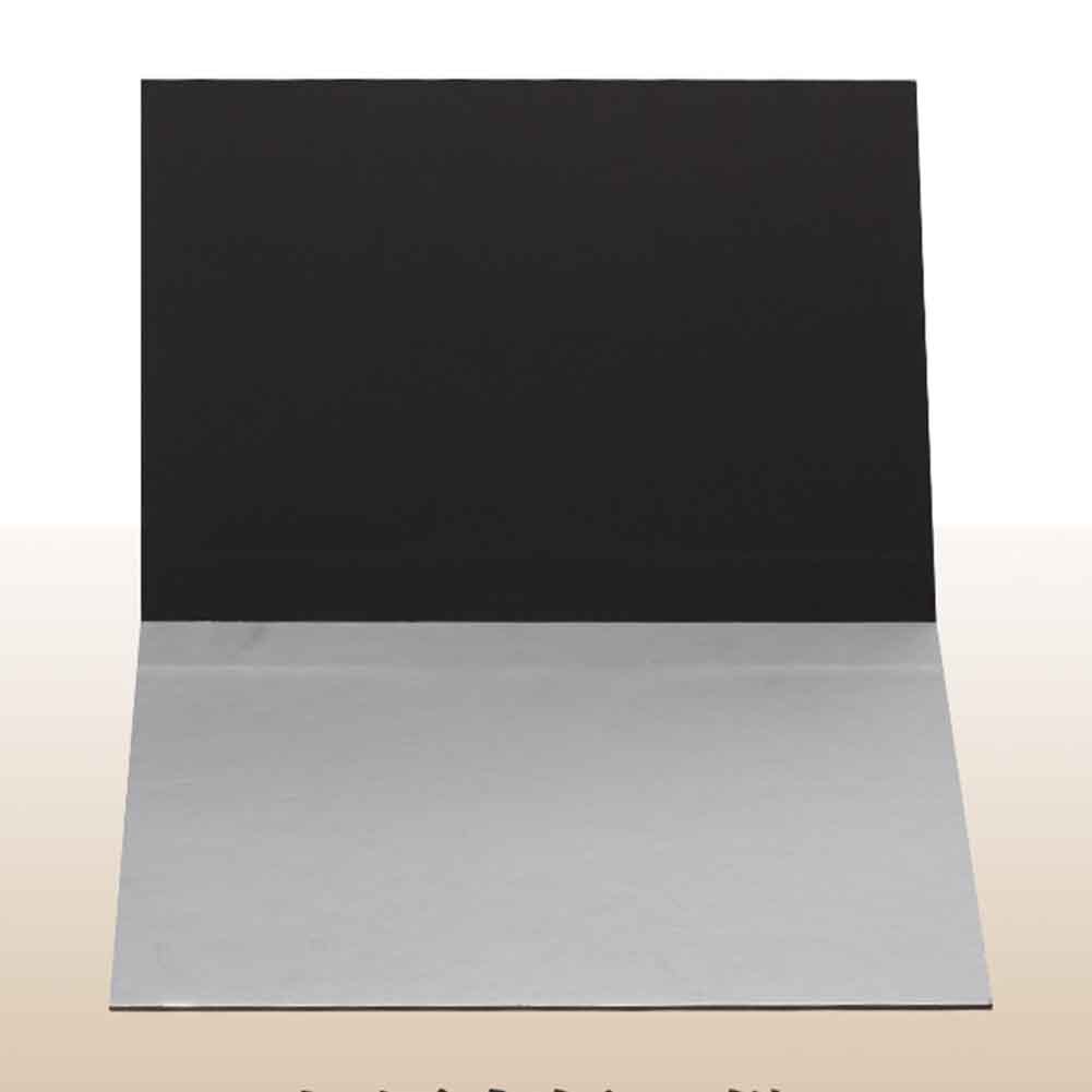 3 in1 dobrável luz de papelão refletor engrossado para fotografia dupla face placa pequenos adereços branco preto prata portátil: A4