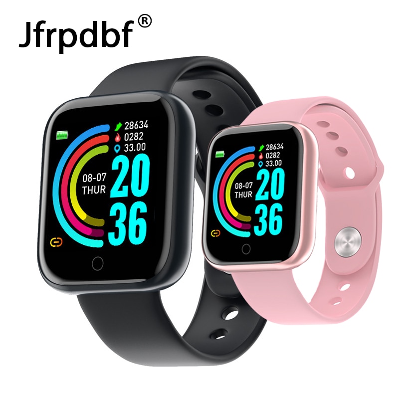 Smart ur kvinder mænd smartwatch til android ios elektronik smart ur fitness tracker silikone rem smart ur timer