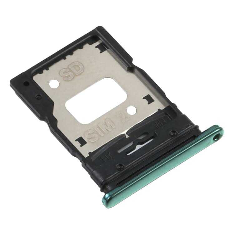 Per Xiaomi Mi 11 Lite Mi11 Lite 5G supporto per vassoio per scheda Sim di alta qualità supporto per Slot per vassoio SIM presa per adattatore parti di riparazione: Green