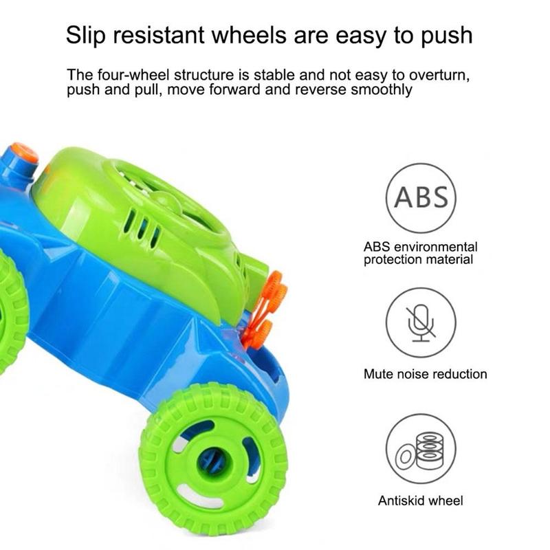 Kreative Blase Maschine Hause Garten Interaktive Hand Schieben Maschine Automatische Outdoor Baby Auto Gebläse Blase Maker Zu R9K2