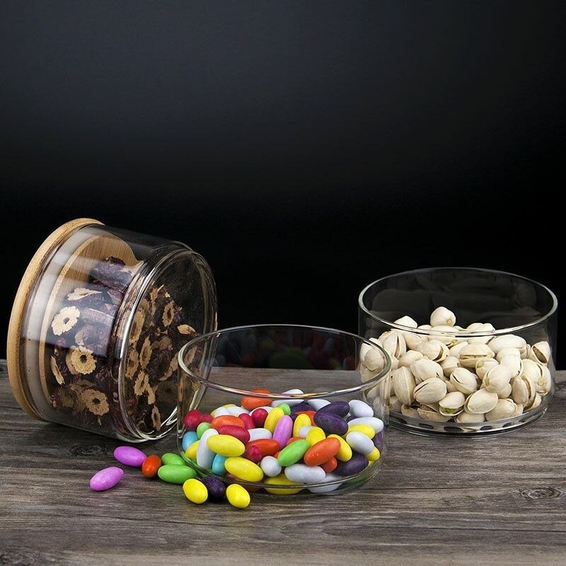 Pot de stockage de nourriture en verre scellé conteneur multi-grains étanche à l'humidité empilé multi-couche cuisine réfrigérateur bol à salade de fruits