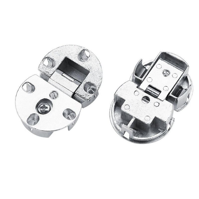 2Pcs 90 Degree Zinc Alloy Hinge Front Desk Drawer Butt Hinge For Table Sewing Machine Doors and Folding Table Bedroom Cupbo