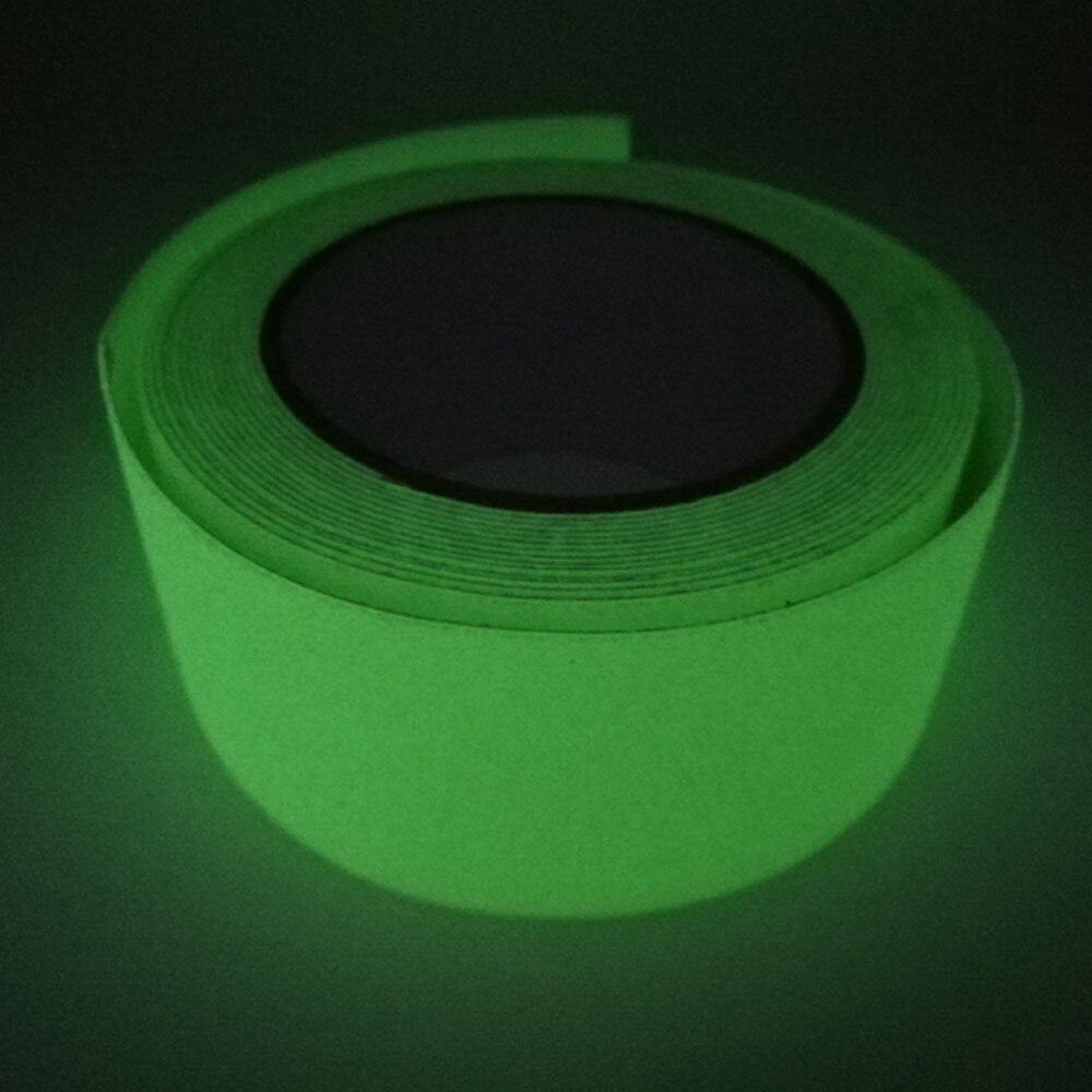 anti-skli teip nattlys teip kjæledyr fluorescerende teip natt advarsel klistremerke sklisikker stripe til trappetrinn butikk butikk  (250 x 5