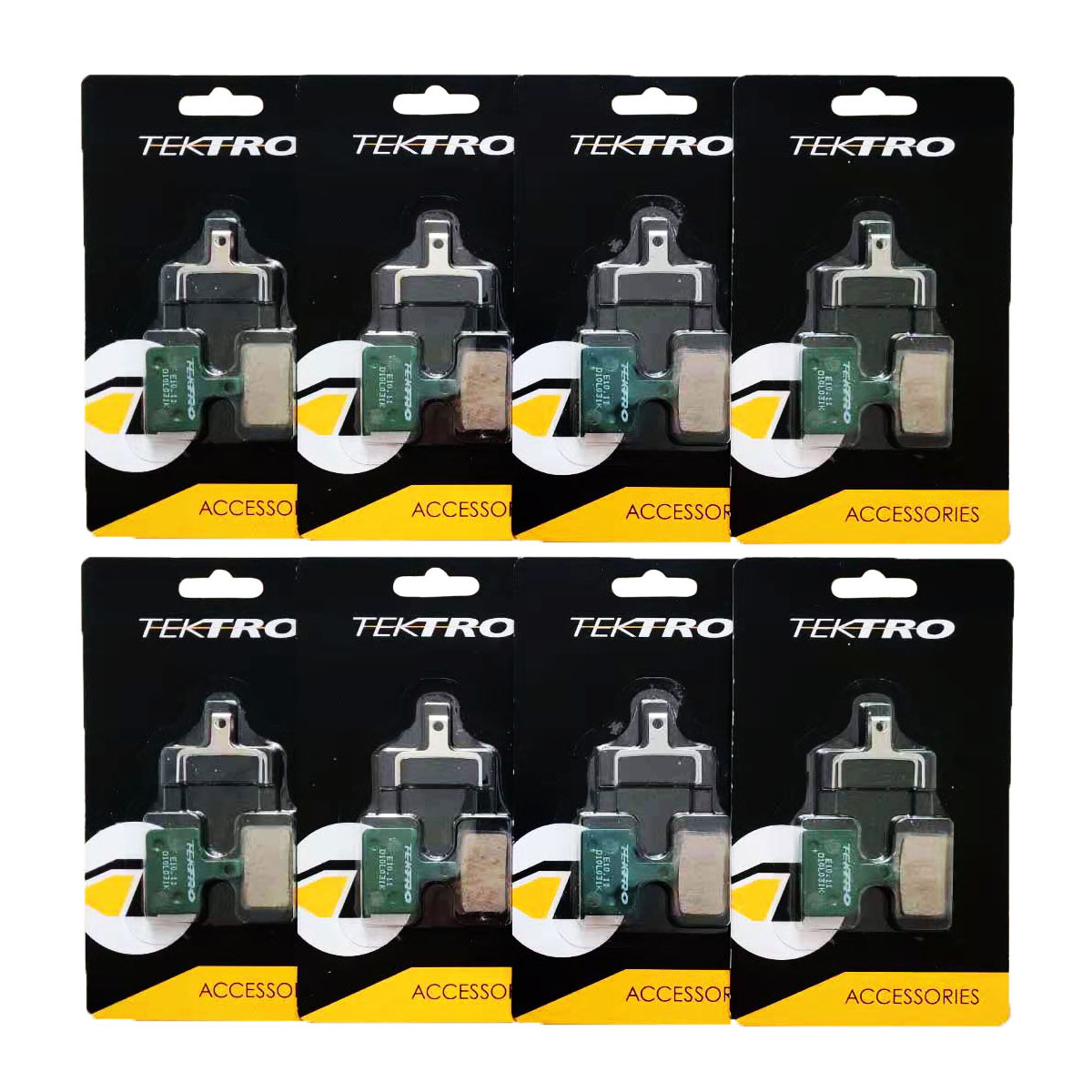 Pastillas de freno de disco TEKTRO E10.11, pastillas de freno MTB, bicicleta plegable de montaña y carretera para MT200/M355/M395/M415/M285/M286/M280: Azul marino