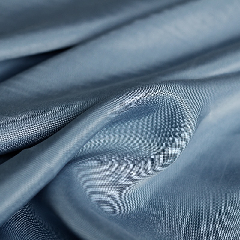 Pearlsilk 190 g/m 130cm ancho niebla azul suave y liso Cupro accesorios para prendas de vestir primavera camisa vestido DIY ropa telas