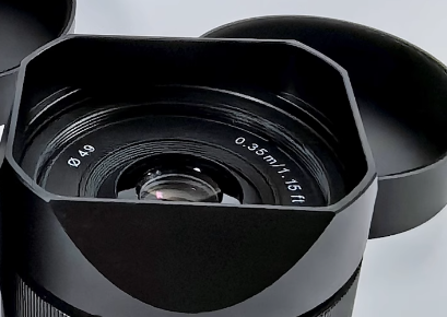 Metal Square Lens Hood for Samyang AF 45mm F1.8 & 35mm F2.8 FE Anti-Glare Camera Accessory with Cap Multi-Coating Durable: Default Title