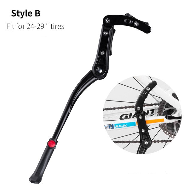 ROCKBROS vélo vélo béquille Support de stationnement vtt Support de vélo côté coup de pied réglable pied orthèse 24-29 ''accessoires de vélo: Style B