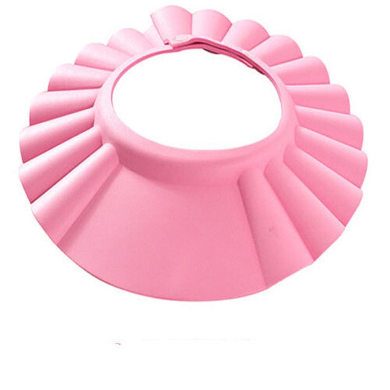 Newborn Baby Kids Soft & Adjustable Toddlers Hair Wash Washing Cap Hat Shampoo Bath Bathing Shower Safety Protecting Shield Baby