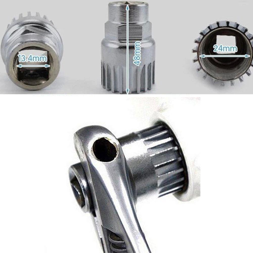 Bicycle Centre Shaft Socket Bike Repair Maintaining Tool Bike Bottom Bracket Sleeve Cover for Installing Detaching Centre Shaft