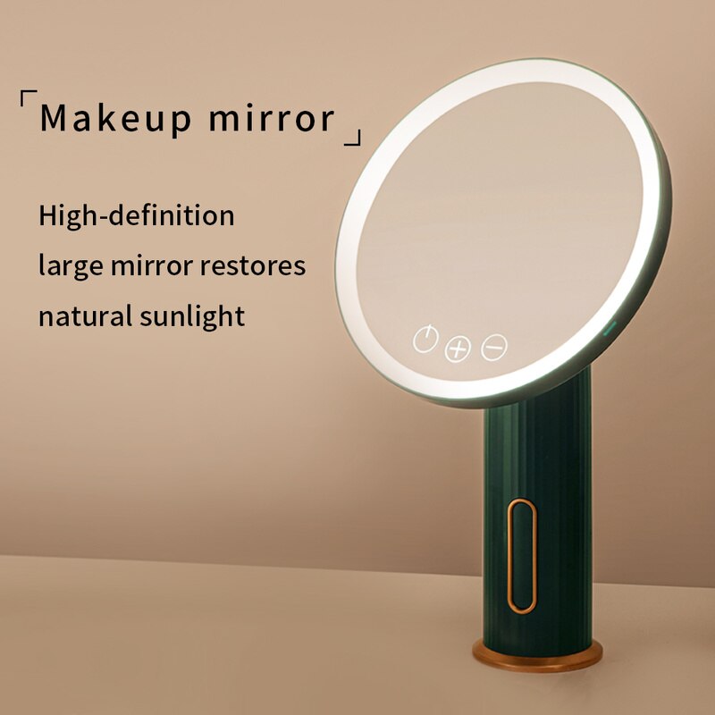 3 farbe LED Eitelkeit machen-hoch-Spiegel Licht Wiederaufladbare Stand Licht Reise Tragbare Lampe machen-hoch Kosmetische Dressing Tisch Schreibtisch Spiegel