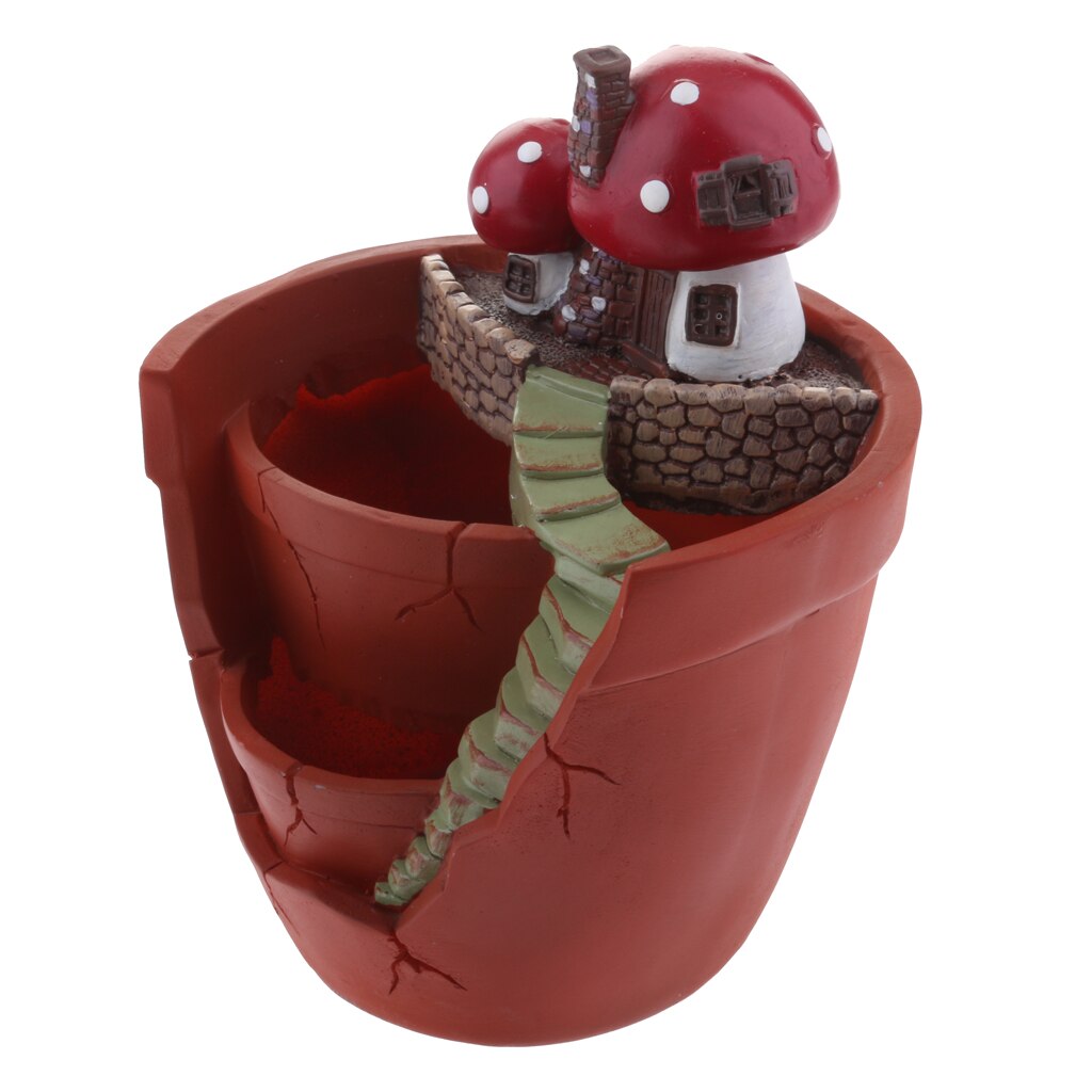 Plants DIY Container Pot Fairy Garden Flower Plants Decor