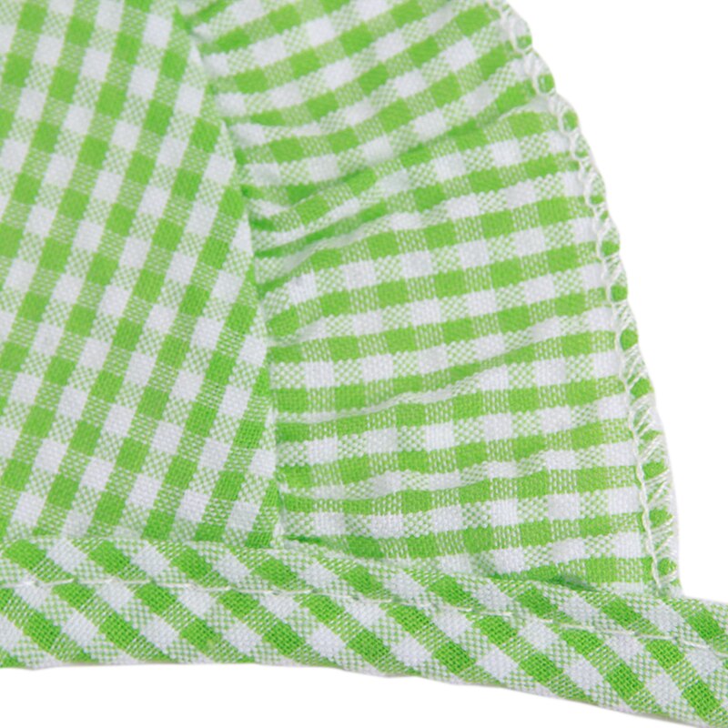 Cartoon Plaid Printed Child Cleaning Supplies Baby Waterproof Feeding Bibs Saliva Towel Bibs Apron Absorbent Cloth