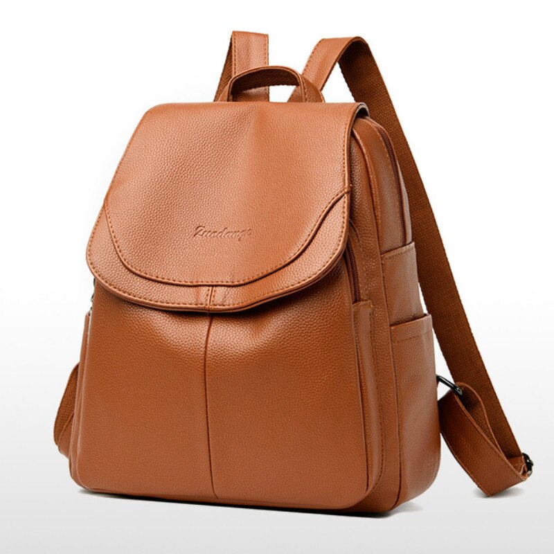 Eyesee Backpack Ladies Leather Backpack Handbag-Cow Leather Daypack Collage Gradient NEW