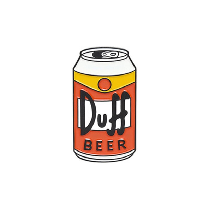 Lustige Bahre Kann Brosche duff Bahre Trinken Emaille Stift Wunsch Waren Sie Bahre Abzeichen Hemd Tasche Revers Stifte Schmuck für Freund: Stil 2