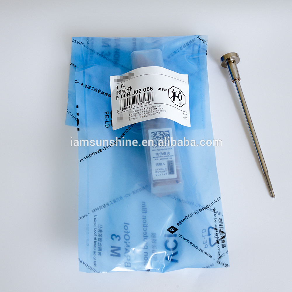Original common rail injector control valve F00RJ02056 for 0445120106