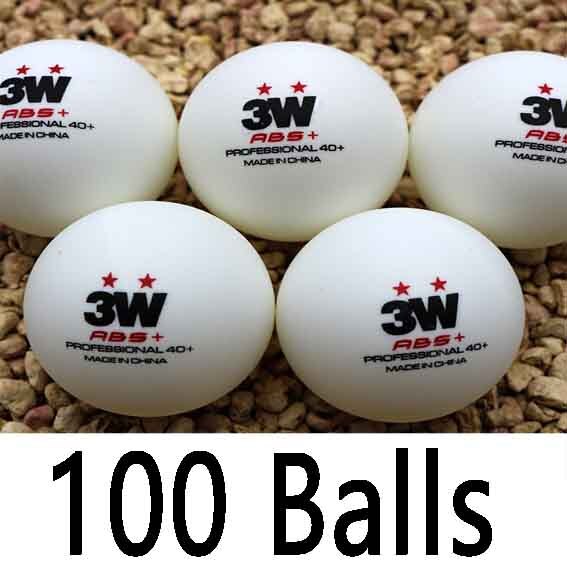 SANWEI 3W 2 Sterne 40 + ABS Neue Material Gesäumt Wird PP Ball Tischtennis Ball/Klingeln pong Ball: Ursprünglich Titel
