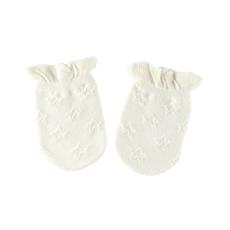 1 paar Baby Handschuhe Fäustlinge Weiche Baumwolle Gestrickte Wärmer Socken Sox Dusche: 4
