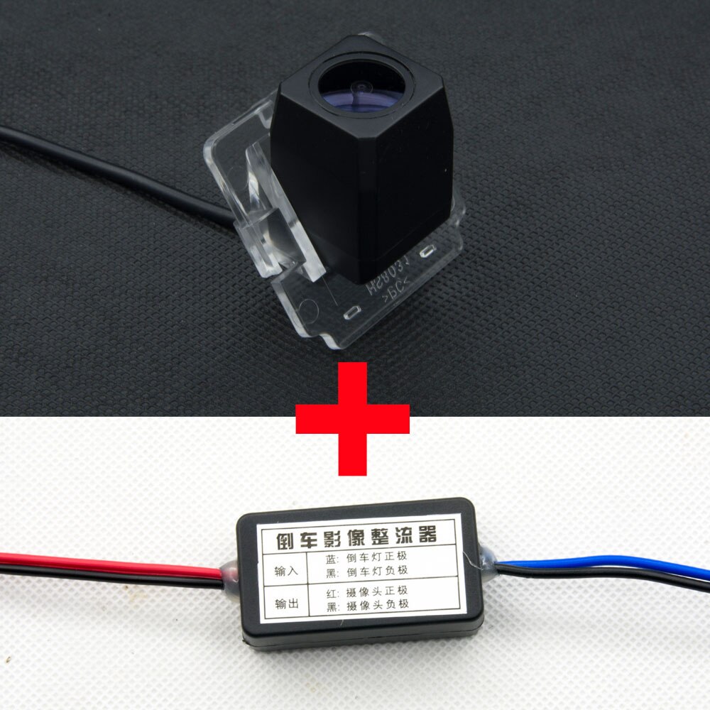 Full HD 1280*720 Pixels Car Parking Rear view Camera For Mitsubishi Outlander 2003 2004 2005 2006 2007 Car Camera: Camera with filter / Trajectory Tracks