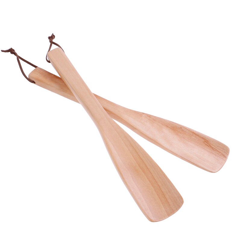 25cm tirar de la bocina del zapato conveniente uso de los zapatos de cuerno y cuchara Zapatos bocinas zapatos de madera cuchara